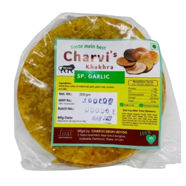 Garlic Khakhra (200gm)